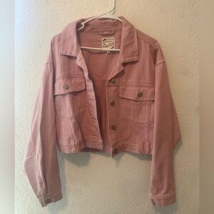 Pink Denim Jacket